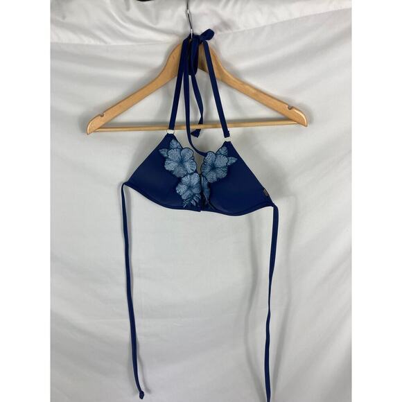 VS Pink Push Up Floral Bikini Top Size Small - Picture 2 of 4